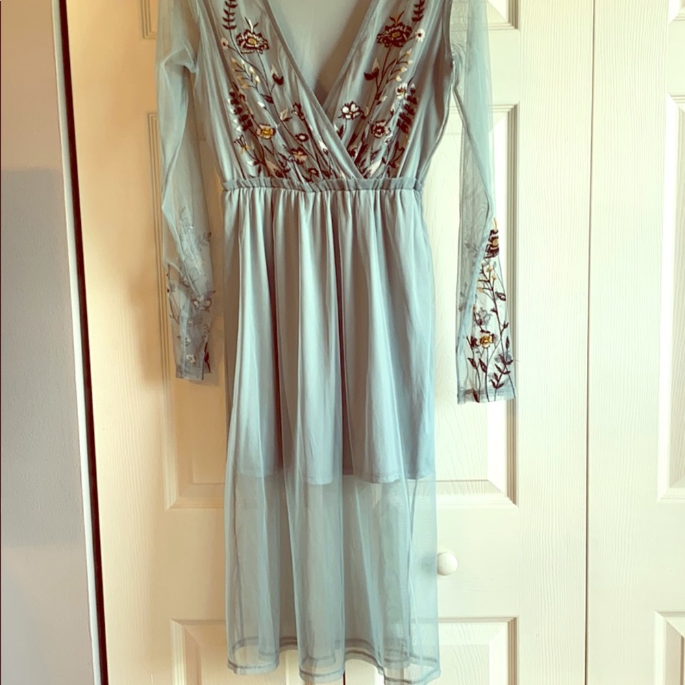 Light blue dress